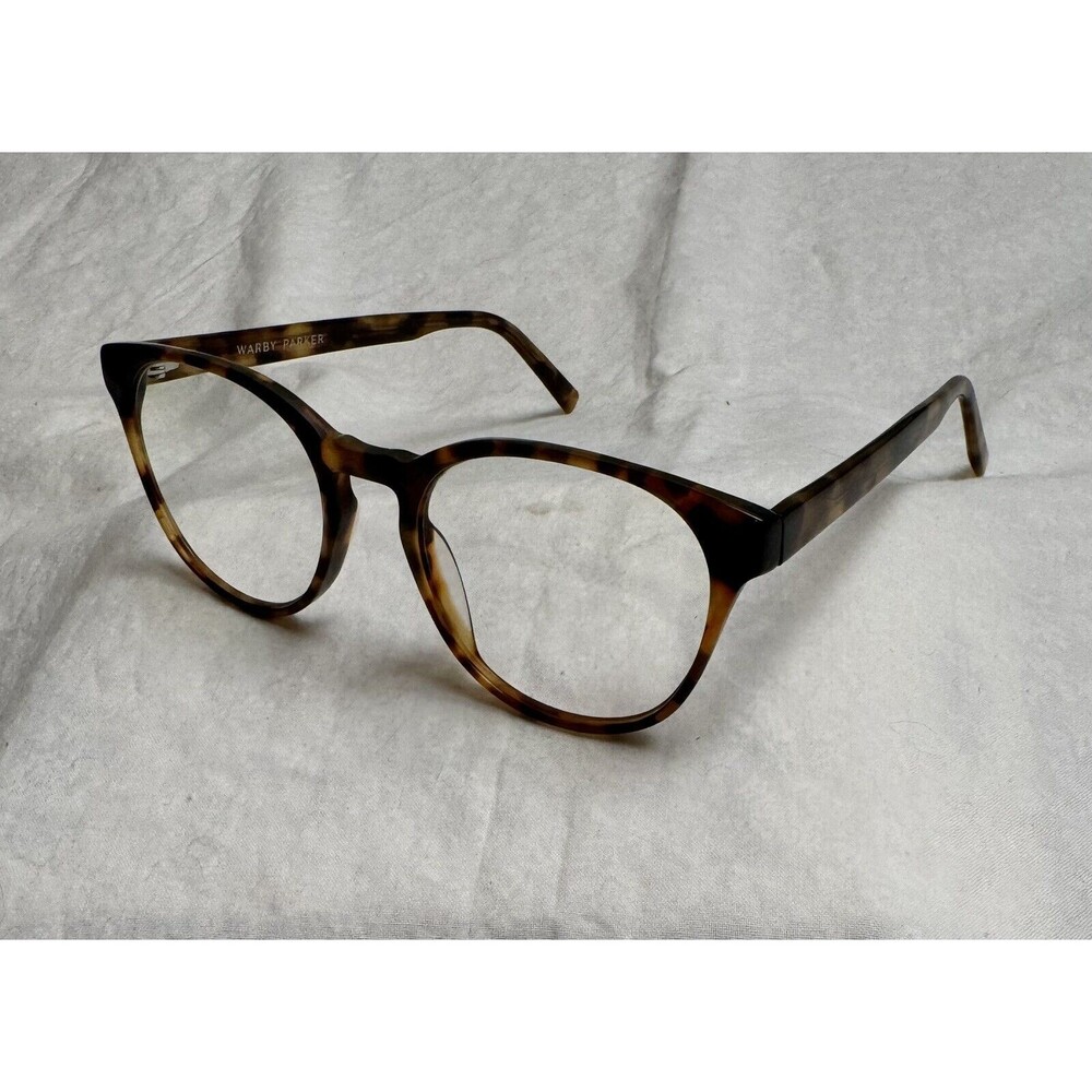 Warby Parker Whalen 247 Round Havana Brown Eyeglasses 51-18-145 FRAMES ONLY
